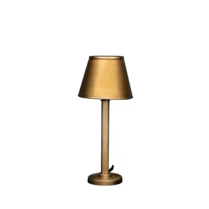 Lampe à poser dorée Sorgue, Chehoma