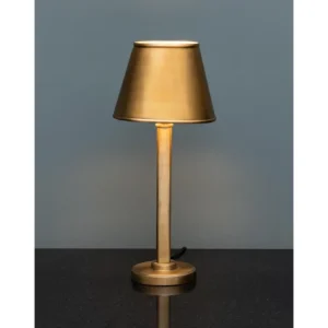 Lampe à poser dorée Sorgue, Chehoma