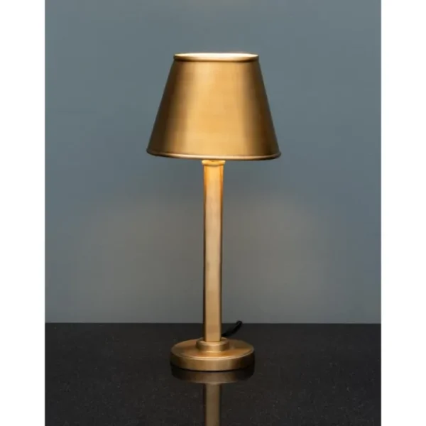 Lampe à poser dorée Sorgue, Chehoma