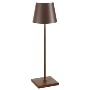 Lampe de table Poldina Corten, Zafferano