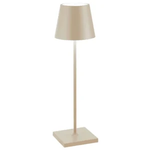 Lampe de table Poldina Sand, Zafferano