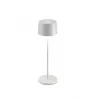 Lampe Olivia Blanche 11x35 cm, Zafferano