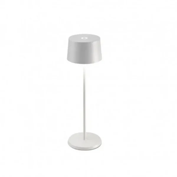 Lampe Olivia Blanche 11x35 cm, Zafferano