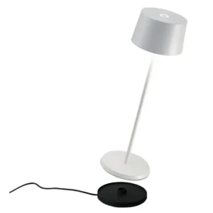 Lampe Olivia Blanche 11x35 cm, Zafferano