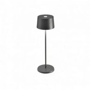 Lampe Olivia Grise 11 x 35 cm, Zafferano