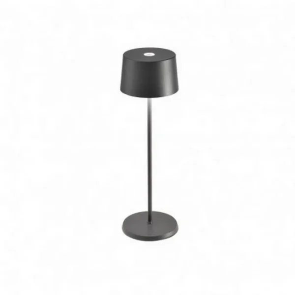 Lampe Olivia Grise 11 x 35 cm, Zafferano