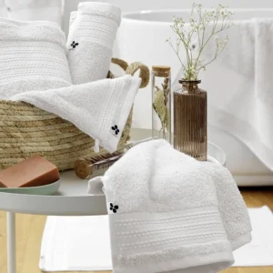 Linge de toilette Garance Chantilly, L'effet papillon