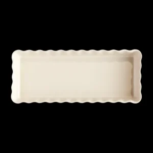 Long plat à tarte en céramique, Emile Henry