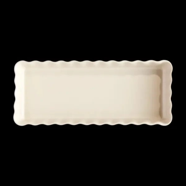 Long plat à tarte en céramique, Emile Henry