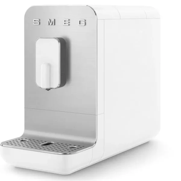 Machine à café Automatique avec broyeur intégré Années 50 Blanc, SMEG