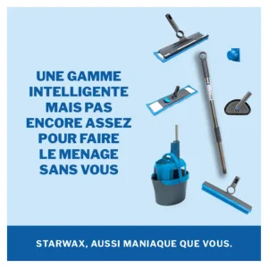 Manche télescopique 160cm Clic Système, Starwax