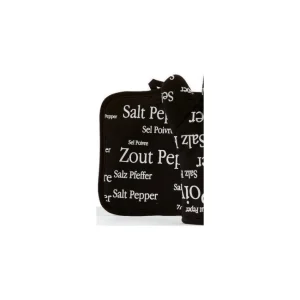 Manique Sel poivre couleur noir, Winkler