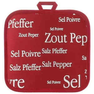 Manique Sel poivre couleur rouge, Winkler