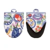 2 maniques Mediterranéen Plates, Ulster Weavers