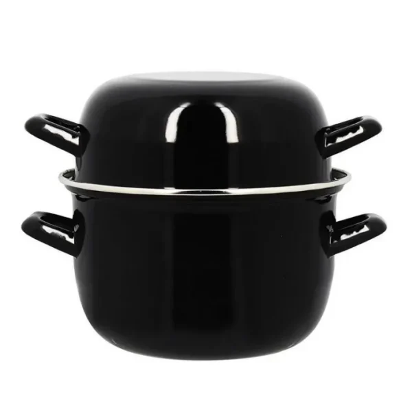 Marmite à moules en acier émaillé, Lebrun