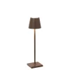 Micro lampe de table Poldina Corten, Zafferano