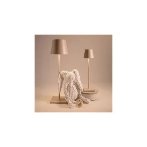 Micro lampe de table Poldina Sand, Zafferano