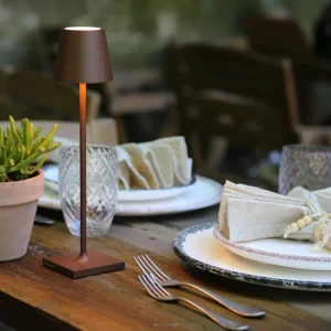 Micro lampe de table Poldina Corten, Zafferano