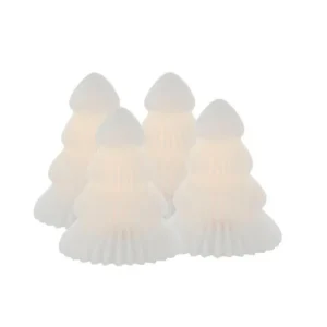 4 mini sapins lumineux collection Claire, Sirius
