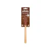 Mini spatule Chocolat en bambou et silicone, Pebbly