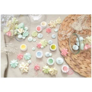 9 Mini-colorants artificiels en poudre Pastel, ScrapCooking