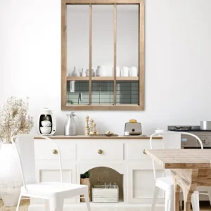 Miroir Bois Clair 85 x 113 cm, Emdé