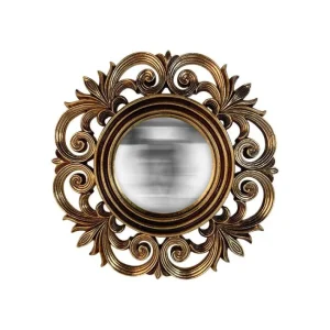 Miroir convexe doré Jade, Emdé