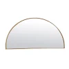 Miroir fin doré demi-cercle, Emdé