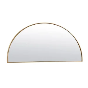 Miroir fin doré demi-cercle, Emdé