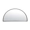 Miroir fin noir demi-cercle, Emdé