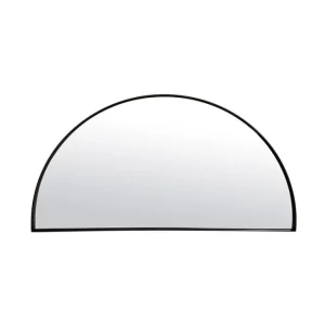 Miroir fin noir demi-cercle, Emdé
