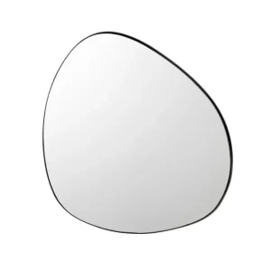 Miroir fin organique noir 85 x 85 cm, Emdé