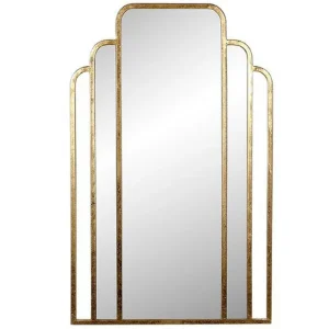 Miroir Grace métal doré 50 x 80 cm, Emdé