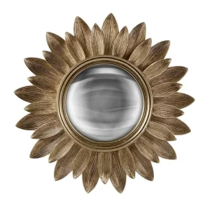 Miroir Lila convexe doré, Emdé