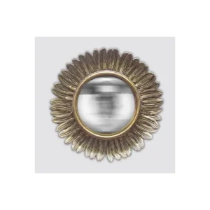 Miroir Soleil Plume doré, Emdé