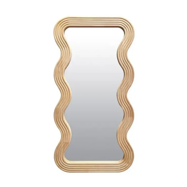 Miroir Vagues en Bois clair, Emdé