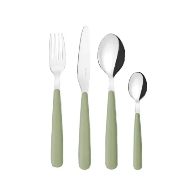 Ménagère 24 pièces Pop Vert, Guzzini