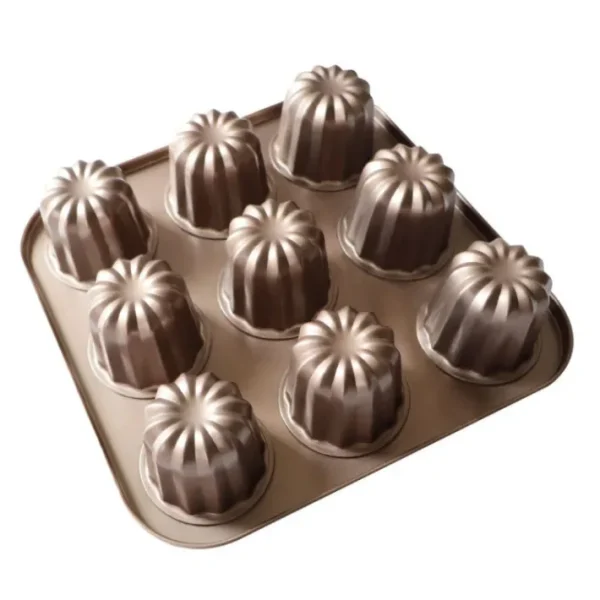 Moule à Cannelés en Acier Antiadhésif, Scrapcooking