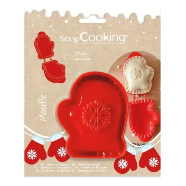 Moule à chausson motif Moufle 3D, Scrapcooking