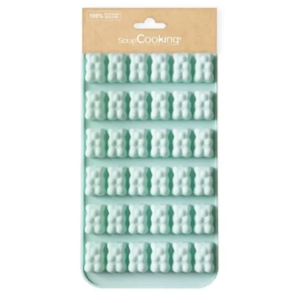 Moule Silicone Mini-Oursons Chocolats/Bonbons, Scrapcooking
