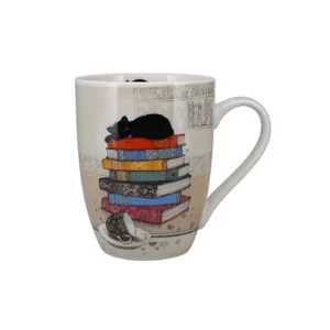 Mug 34 cl Chat Livres, Kiub