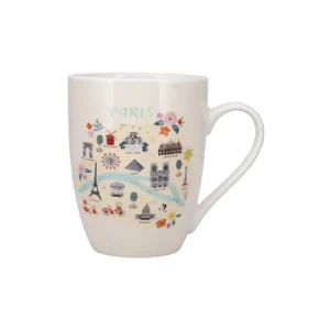 Mug 34cl Paris Je T'adore Plans, Kiub