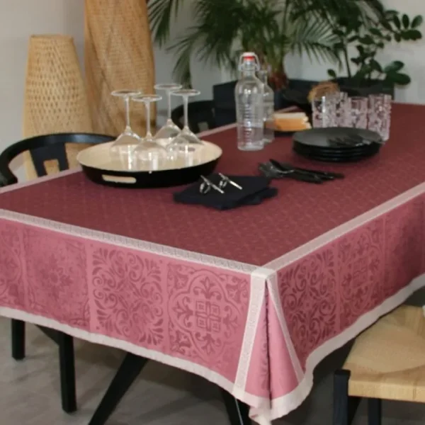 Nappe Alicante Bois de Rose, Sud Etoffe