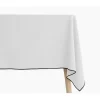 Nappe coton lavé Hono Craie, Vent du Sud