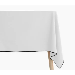 Nappe coton lavé Hono Craie, Vent du Sud