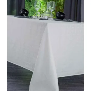 Nappe Damassé Uni Sable Venezia, Nydel Paris