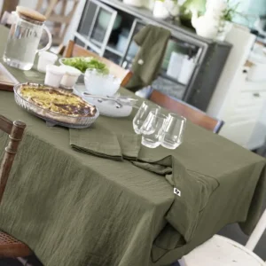Nappe en Gaze de coton Gaïa Romarin, L'Effet papillon