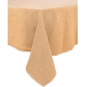 Nappe en lin Venise tabac, Haomy