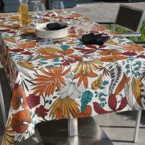 Nappe enduite Burnt Orange Lombok, Sud Etoffe