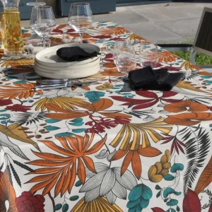 Nappe enduite Burnt Orange Lombok, Sud Etoffe